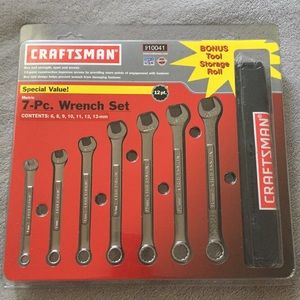 🆕 Craftsman 7 Pc. Metric Wrench Set 🔧🧰